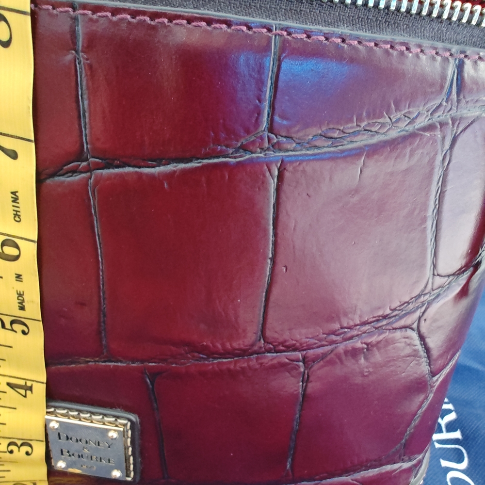 Dooney & Bourke Burgundy Crossbody Bag - Picture 8 of 10